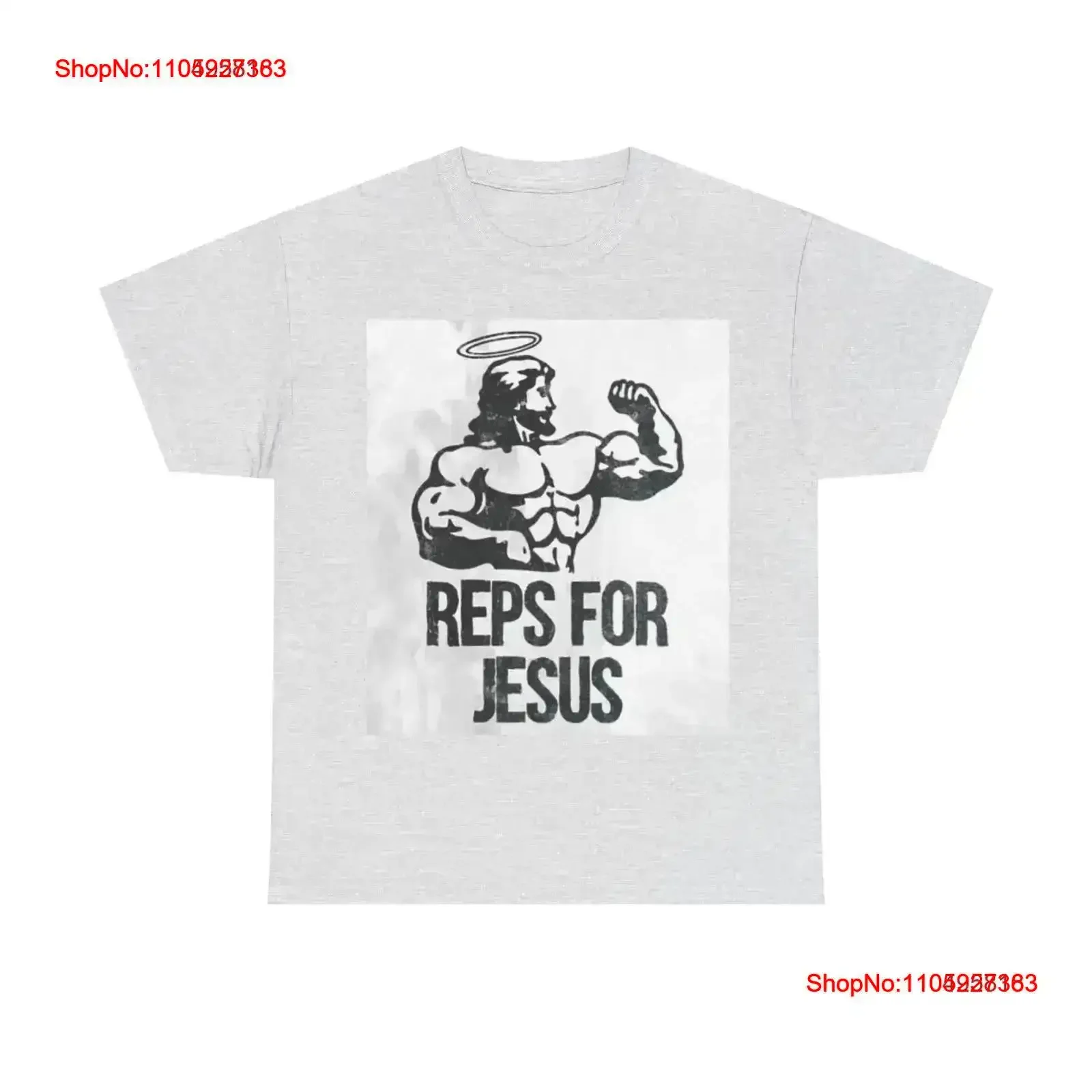

Футболка Reps For Jesus Funny Gym Gear Workout из плотного хлопка, винтажная стираная уличная одежда, топ, повседневная одежда, винтажная стираная футболка с графикой