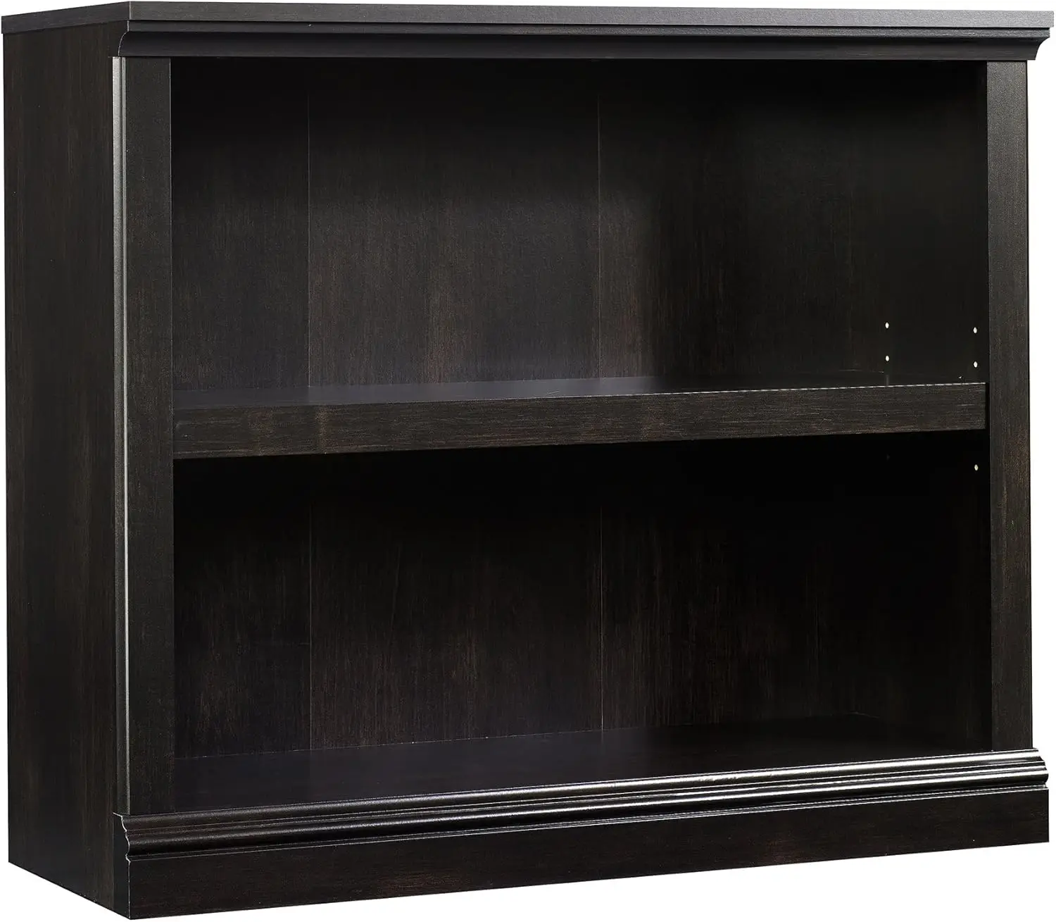 

Sauder Miscellaneous Storage 2-Shelf Bookcase/ book shelf, Estate Black finish