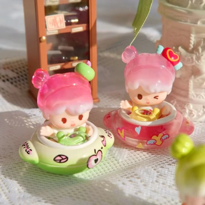 

Official New Yoyo Youyou - Wan Yo Gravity Series Mini Blind Box Cute Spaceship Cute Figurine Collection Desktop Decoration Gifts