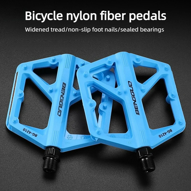 Langlebige Versiegelte Nylon-Pedale Rutschfeste Plattform-Fahrradpedale für Mountainbikes und Rennräder Fahrrad-Zubehör