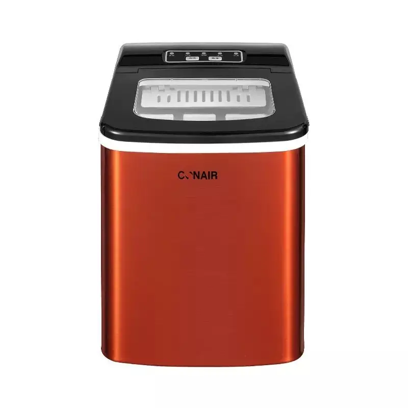 CONAIR-máquina de hielo de acero inoxidable, pequeña máquina de hielo automática para dormitorio, encimera, cubo Icee Mini