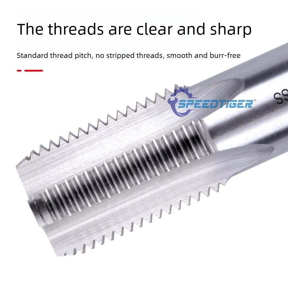 HSS Machine Tap G/ZG/NPT/PT Taper Pipe Thread Tap 1/8 1/4 3/8 1/2 3/4 Inch High Speed Steel Threading Tool for Pipe Fitting