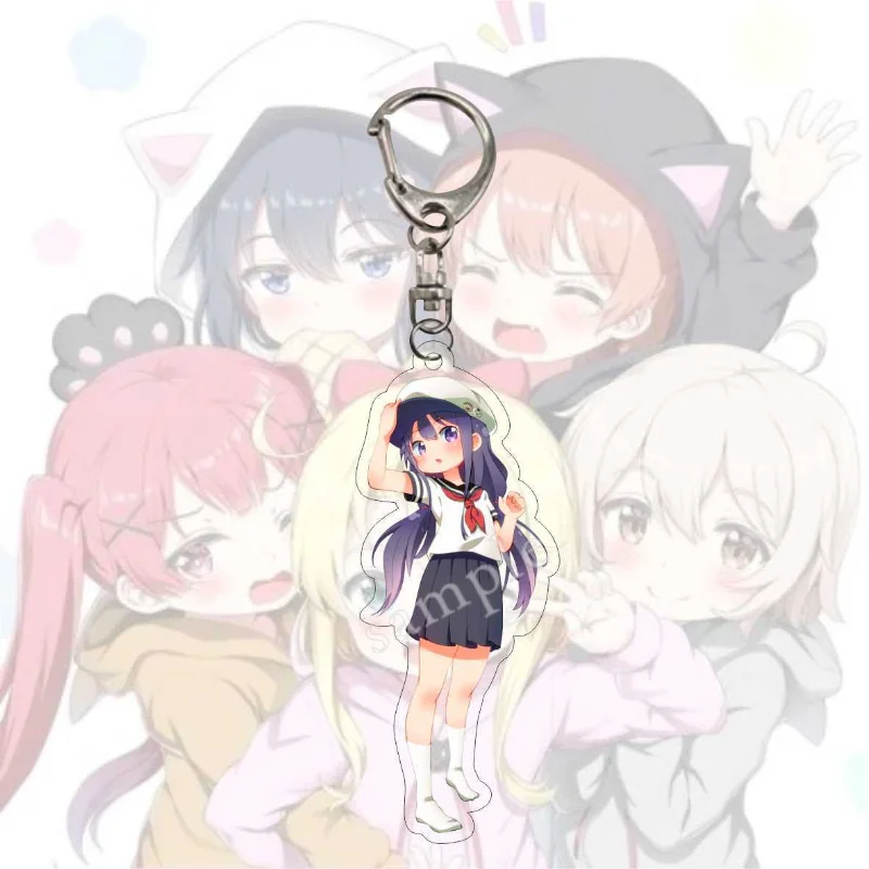 Hinata Hoshino Shirosaki Hana Popular Anime Peripheral Sandwich Double-sided Acrylic Keychain School Bag Pendant Student Gifts