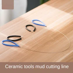 Pottery Tools Mud Cutting Tools Pottery DIY Handmade Clay Sculpture Mud Cutting Line Mud Cutting Tool Ceramic Steel Wire Drawing