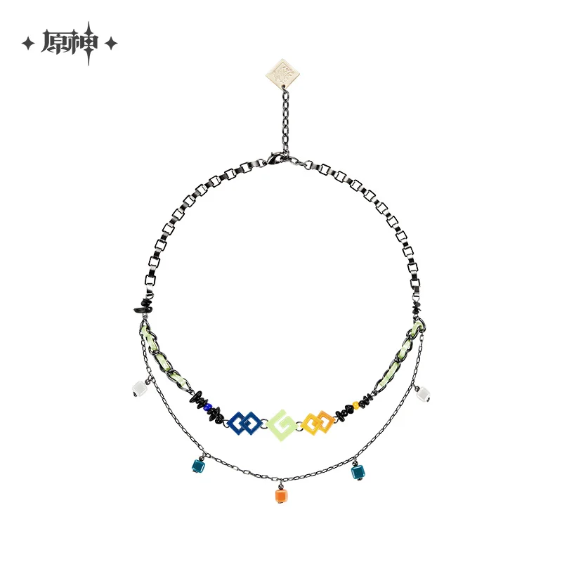 Kinich Necklace Game Genshin Impact Official Genuine Theme Impression Serie Double layered Necklace Cosplay Doujin Gifts