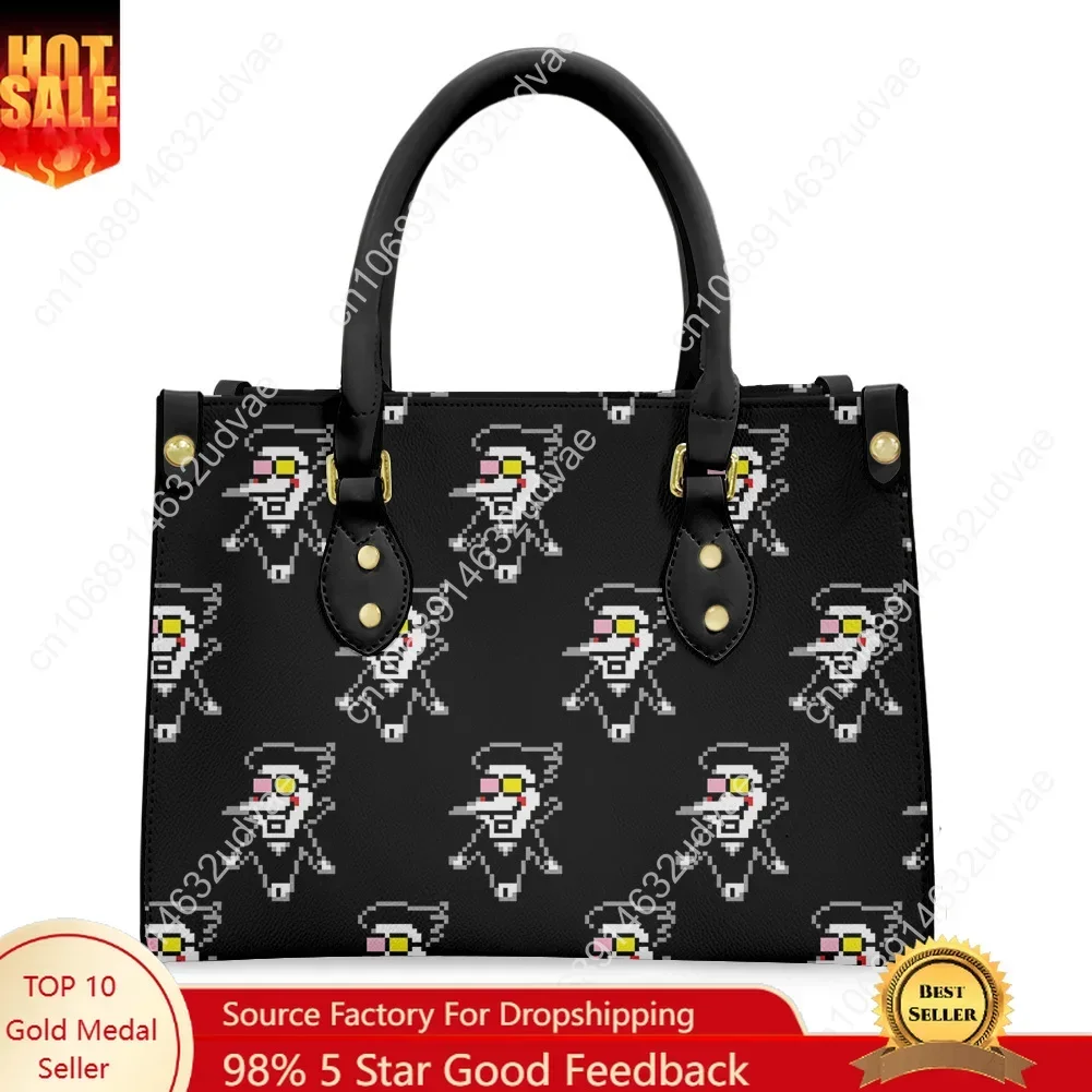 Deltarune Spamton Undertale Purse Mens Womens New Shoulder Crossbody Bag Personalized Handbag Business Leather Tote Bag Gift