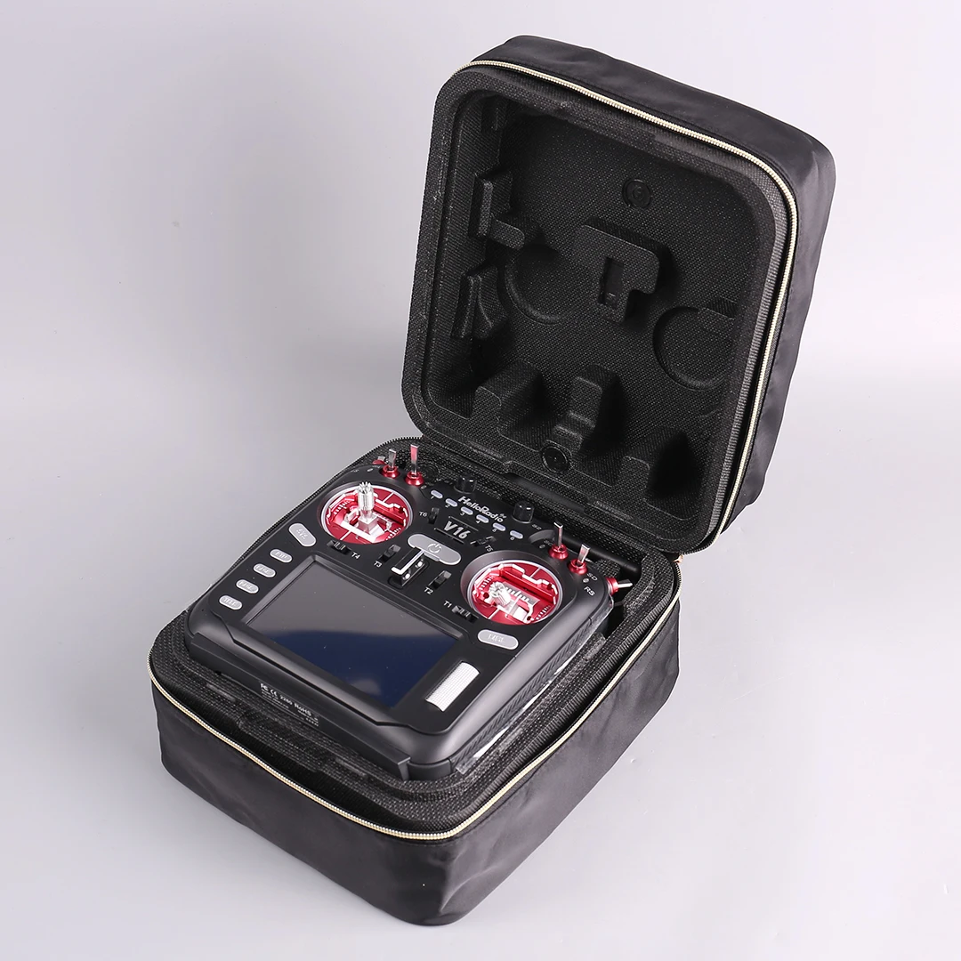 HelloRadio V16 sac de rangement portatif pour télécommande modèle d'avion Portable Compatible avec Radiomaster TX16S
