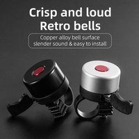 ROCKBROS Bicycle Bell MTB Road Handlebar Bike Horn Safety Sound Alarm Cycling Ring Bell Warning Bells Bicycle Accessories