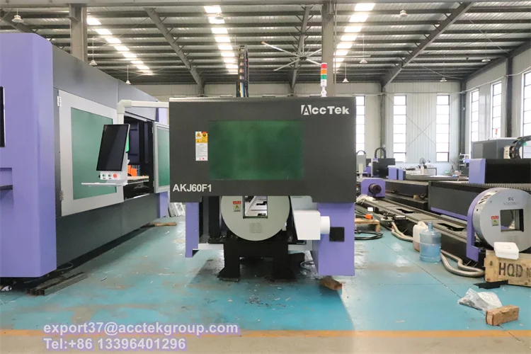 Zero Tail Material Fiber Laser Tube Cutter CNC Automatic Metal Pipe Cutting Machine for Stainless Steel Iron Tube Processing