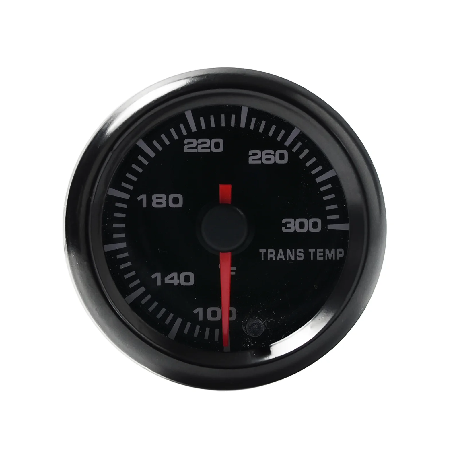 2 "52 مللي متر مقياس درجة الحرارة عبر 7 ألوان LED عرض مقياس درجة الحرارة 100 ~ 300 ℉   مع إضاءة خلفية 7 ألوان للمركبة 12 فولت