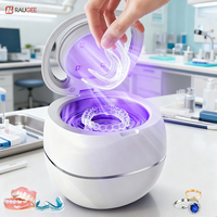 UV Ultrasonic Cleaner Household Ultrasound Dental Retainer Cleaning Machine 42KHZ Ultrasonic Cleaner Bath For Jewelry Denture