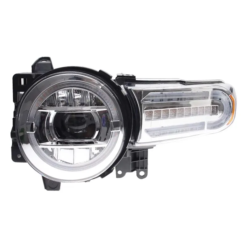 ไฟหน้ารถยนต์ LED และกระจังหน้า ไฟหน้ารถยนต์ อุปกรณ์ตกแต่งรถยนต์ สำหรับ Toyota FJ Cruiser 2007-2020