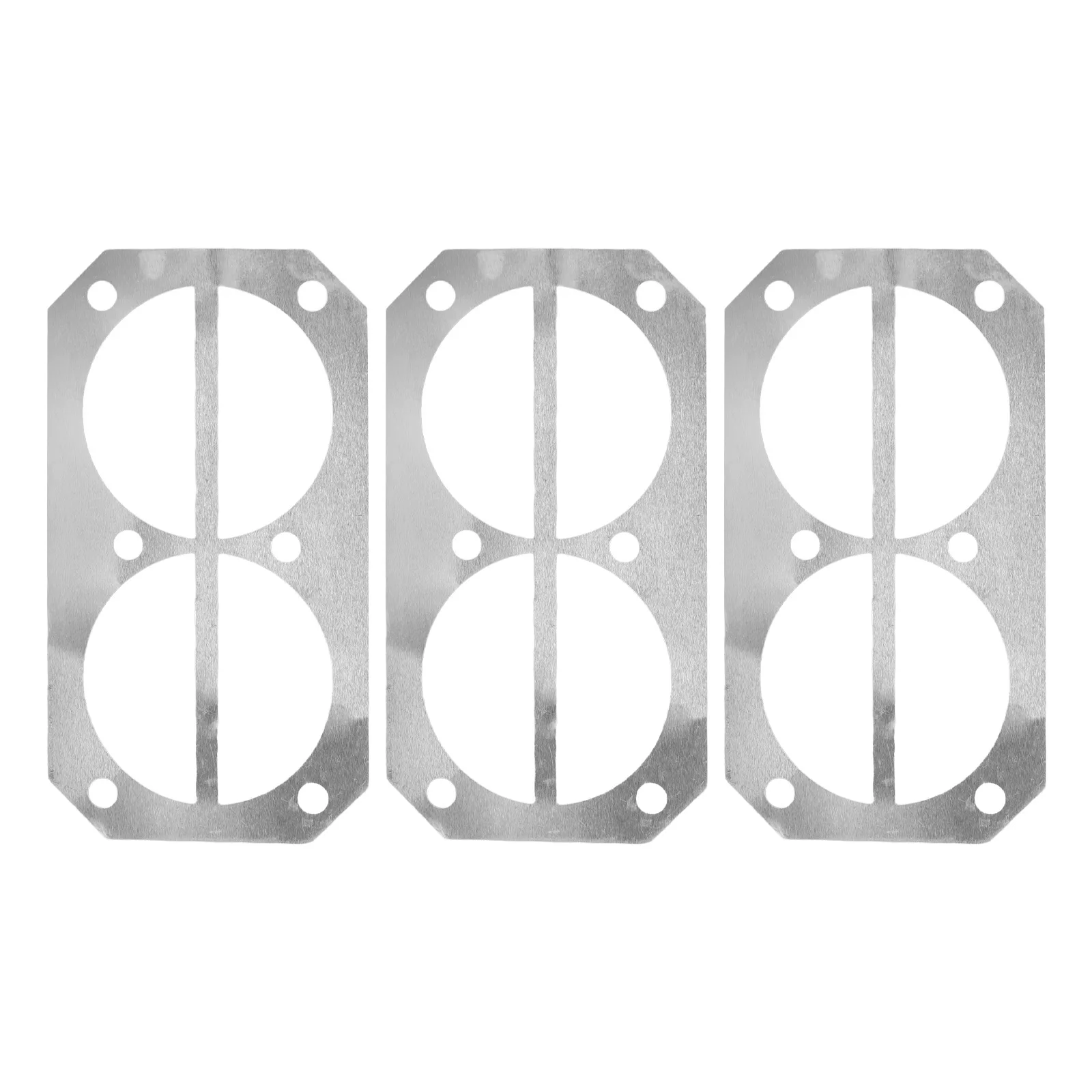 3pcs Silver Valve Plate Gaskets Washers Time And Effort Saving Convenient Package Easy Installation High Quality