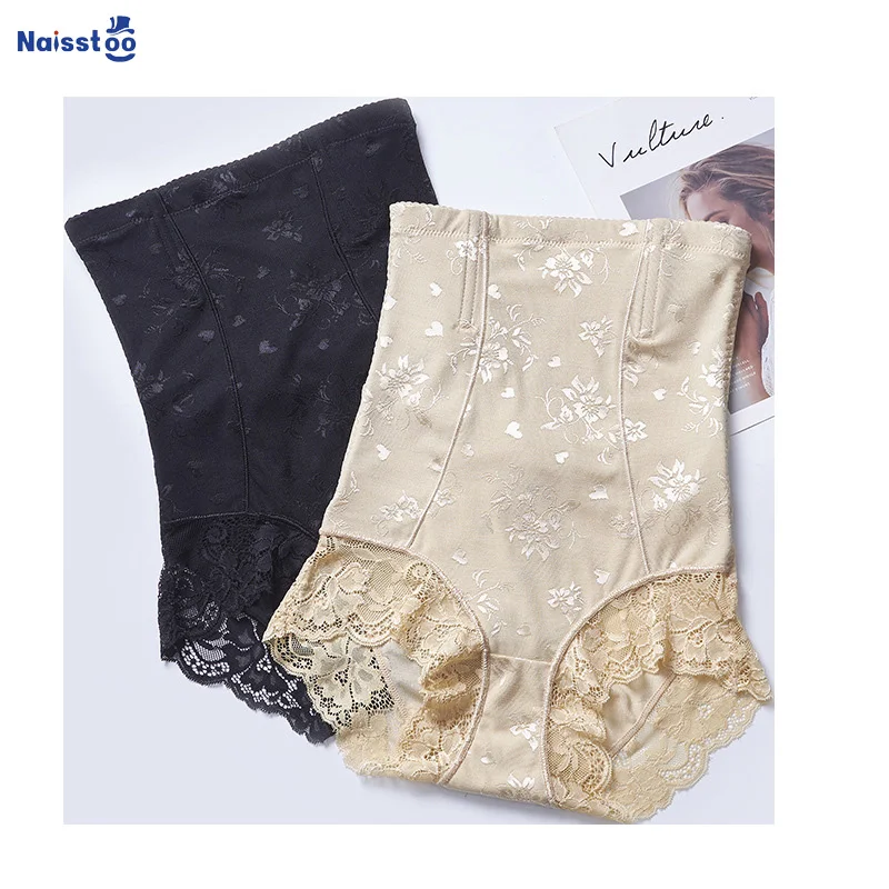Naisstoo shapewear panties for tummy control high waist body shaper underwear with lace reducing and shapers