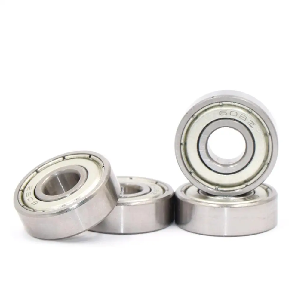 2pcs Miniature Ball Bearing 608ZZ Pulley Wheel Bearing Deep Groove Mini Bearing Carbon Steel For Skateboard Scooter