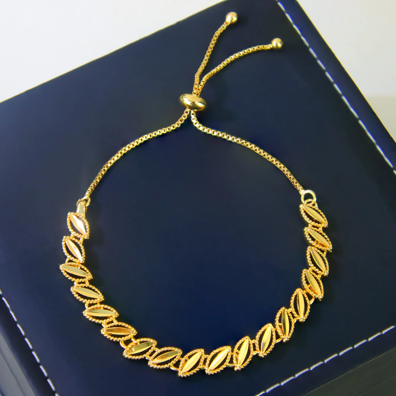 Dubai Brautarmband, 21 Karat vergoldet, arabisches, elegantes Blattarmband, Habesha, Damen, Alltag, Party, Schmuck, Geschenke – Detail 18
