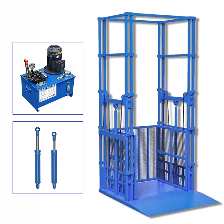 Cargo Lift With Ce Vertical Freight Elevator Wall Mounted Lift Platform