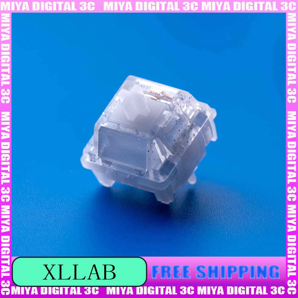

HMX XLLAB Water Break Axis 42g/50g Crispy Sound Hydra Tactile Switch Light Transmittance for Mechanical Keyboard 70/90/110pcs