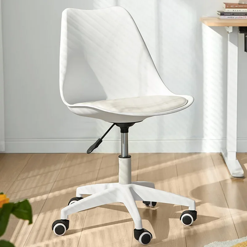 

White Office Chairs Gaming Mobile Computer Playseat Vanity Reading Accent Desk Chair Study Chaise De Bureau Modern Furniture