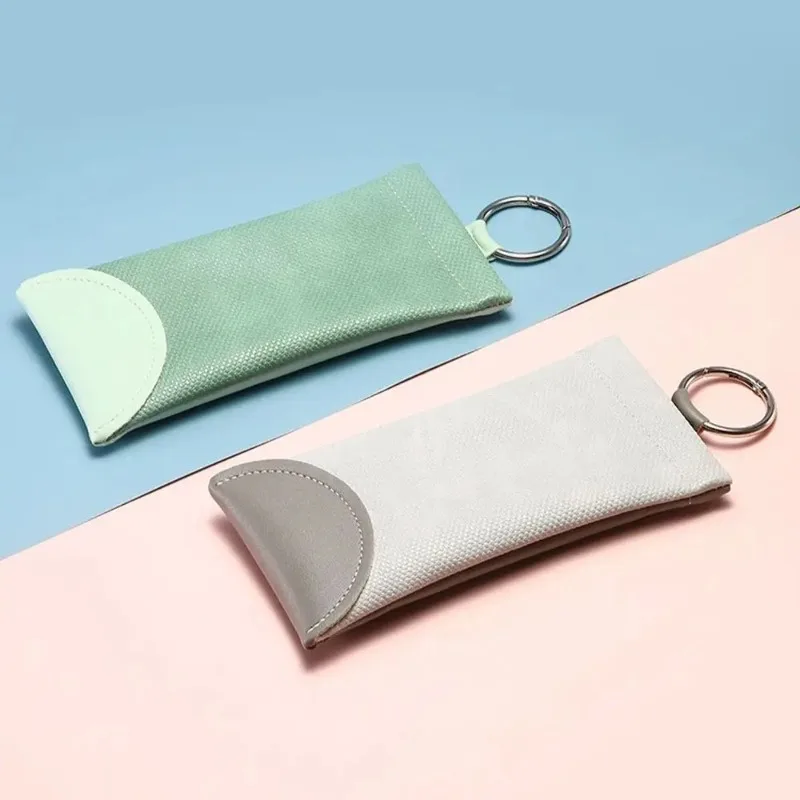 1PC PU Leather Glasses Storage Bag Waterproof Protective Eyewear Case Snake Pattern Automatic Closed