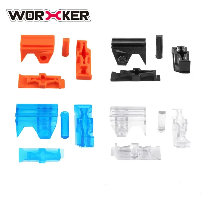 WORKER Modified Patch Toy Accessories Top and Side Right Left  Rail Adapter Picatinny Base Set for Nerf Stryfe STF