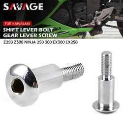 Gear Shift Lever Pedal Screw For KAWASAKI NINJA 300/250/R Z250 Z300 EX250 EX300 2013-2018 Motorcycle Accessories Mount Footrest