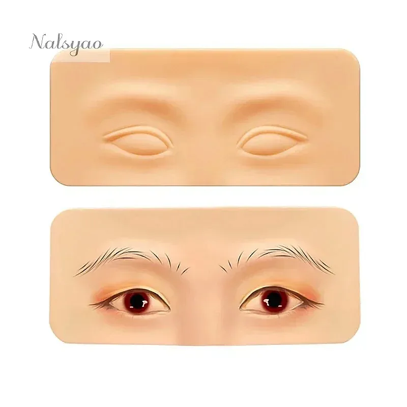 Premium 5D Silicone Eyebrow Tattoo Practice Skin Pad Permanent Makeup Training Board Beauty Academy