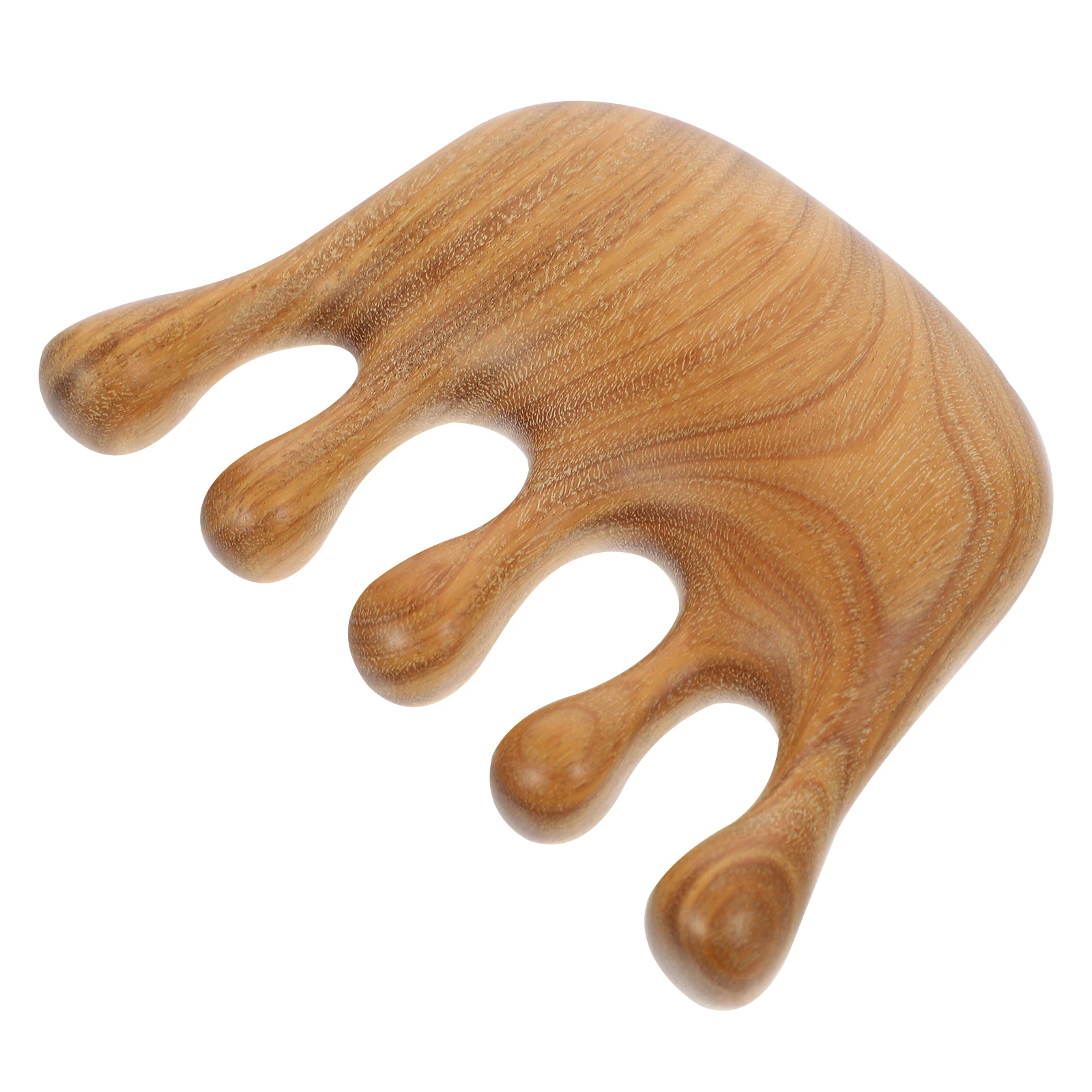 

Green Sandalwood Massage Comb Anti-Static Wide Tooth Wooden Hair Comb Lightweight Portable Brain Blood Flow Stimulating Gift