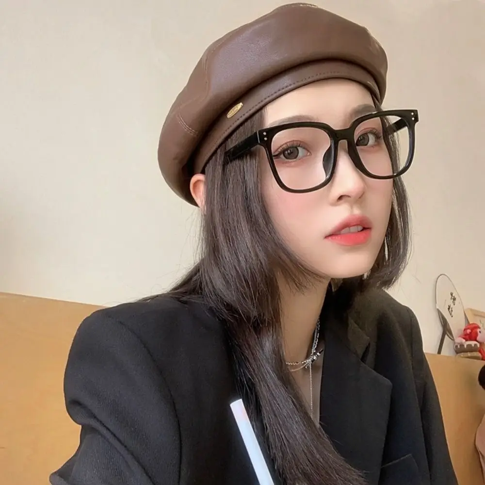 جديد بو قبعة قبعة قابل للتعديل لينة الرسام قبعة الفنان الفرنسي بلون الفنان الرسام قبعة الخريف الشتاء #3