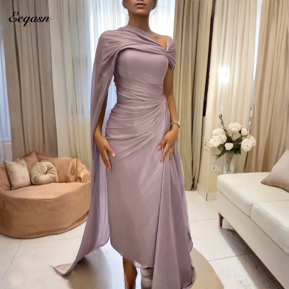 

Vintage Mermaid Evening Dresses Dubai Draped Party Gown for Wedding vestidos de noiva Elegant Long Prom Dress Customized