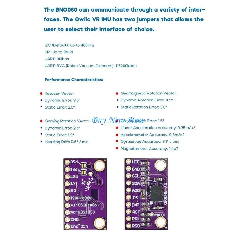 

20ce GBNO080 BNO085 -датчика Совет по разработке модулей для робототехники и устройств IoT