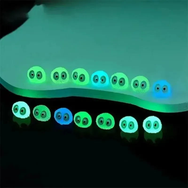 10Pcs Colorful Glowing Mini Elves Dust Luminous Briquettes For Fairy Garden Decor DIY Dust Sprites Miniature Terrarium Ornament