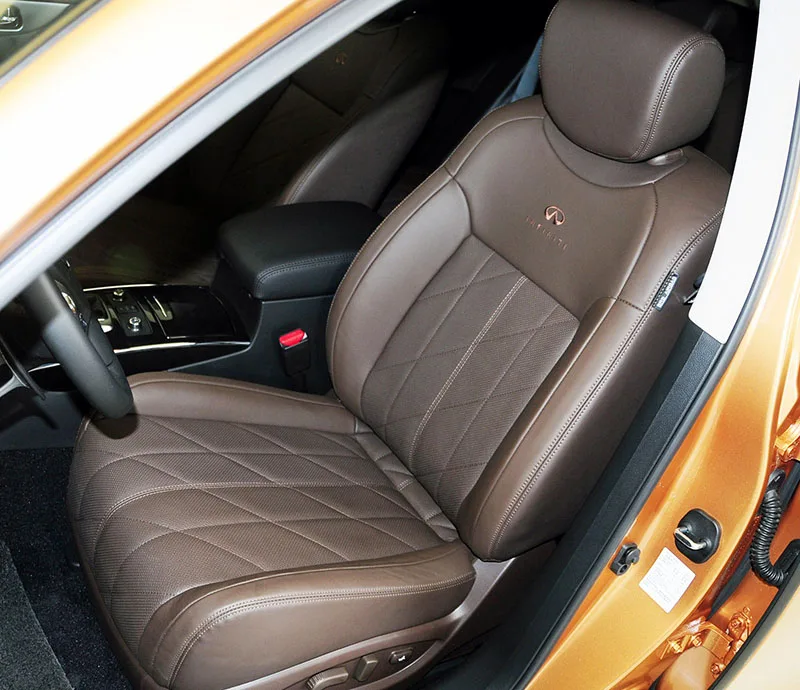 Car Special Seat Cover For Infiniti Fx35 Fx37 2009 2010 2011 2012 2013 PU Leather Cushion Protector Car Seat Covers Car Styling
