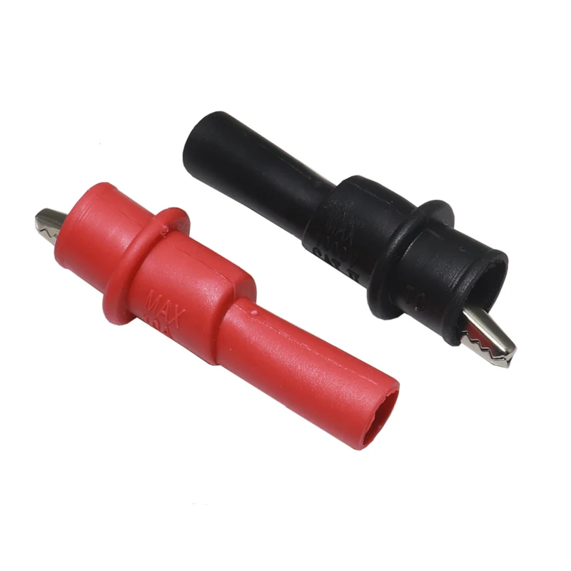 【4PCS】 Red and Black Wire Clips Ac/Dc Rated 10A 1000V Suitable for Multimeter Tools