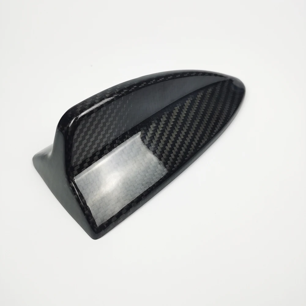 FOR BMW E90 E91 E92 3 SEIRES M3 E82 1M CARBON FIBER SHARK FIN ANTENNA COVER CAP Real Carbin Fiber