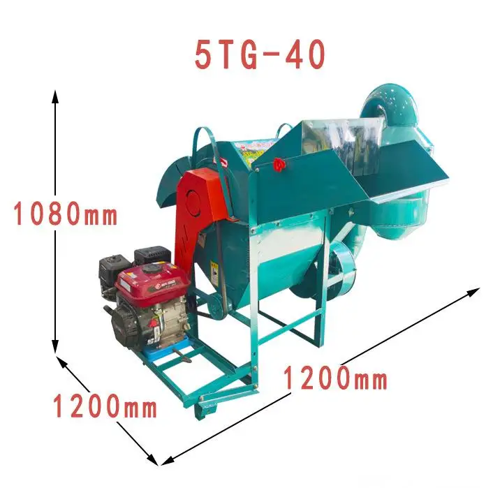 Mini  Grain Wheat Corn Bean Rice Thresher Paddy Rice Thresher for Home Use view 3
