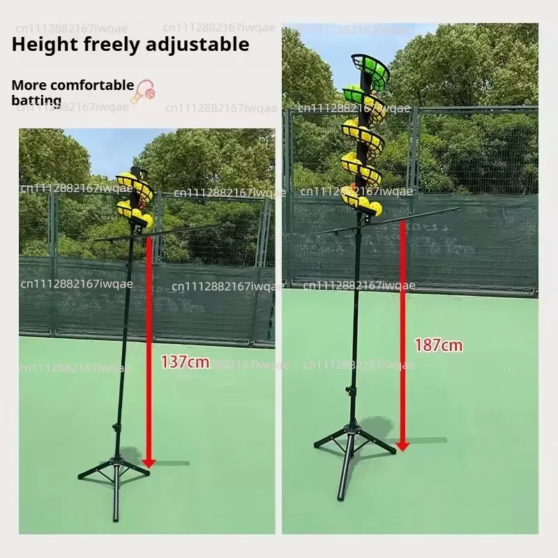 Automatic Tennis Ball Machine & Drop Feeder: For Beginners/Kids, Single Swing Practice Trainer, Pickleball Ball Dispenser