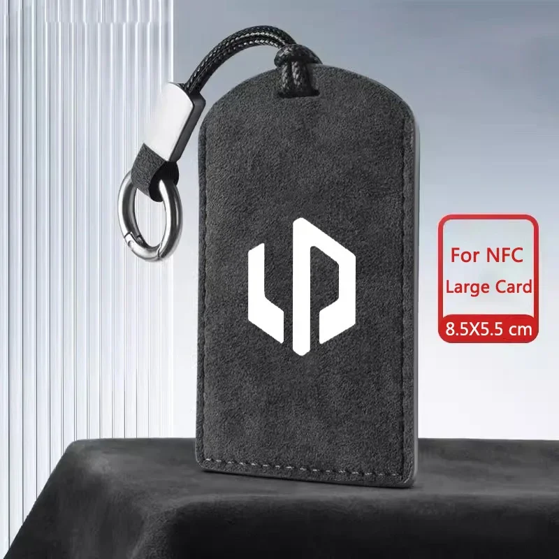 Image of Wildleder-Autoschlüsselhülle mit NFC-Karte für Leapmotor T03 S01 C01 C10 C11 C16 B01 B10 Lafa5 Zubehör