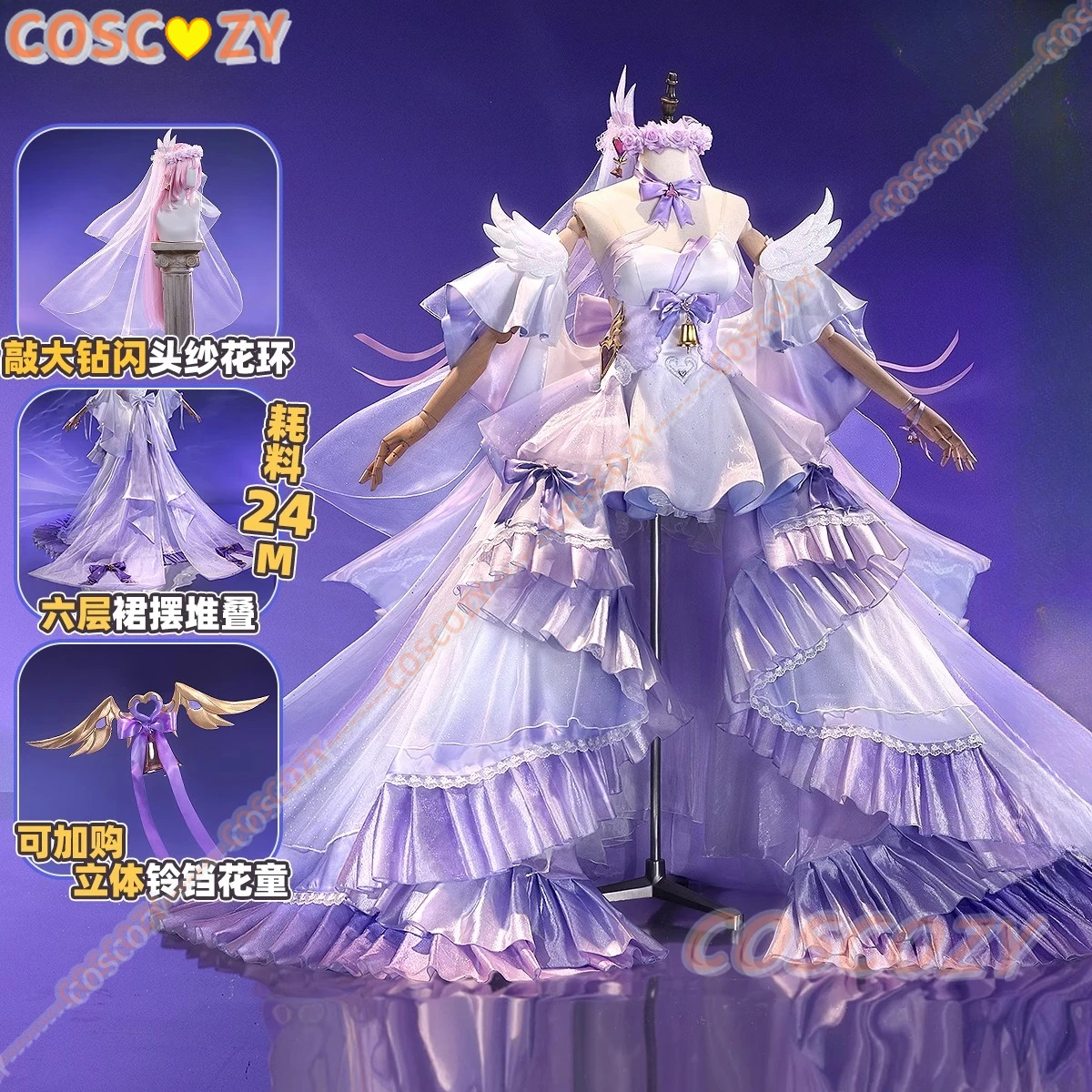 

Honkai Impact 3 Elysia Cosplay Costumes High Quality Flowers Ode Gorgeous Sweet Formal Dress Halloween Party Role Play Clothing