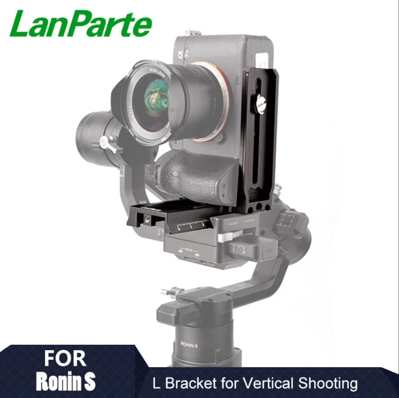 Lanparte Ronin S L Bracket Plate for Vertical Shooting for DJI Gimbal Accessories for DSLR Camera