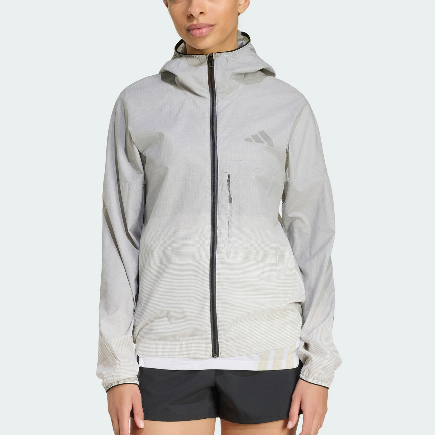 Adidas genuine TERExternalEX new women's light gray jacket jacket JY4093