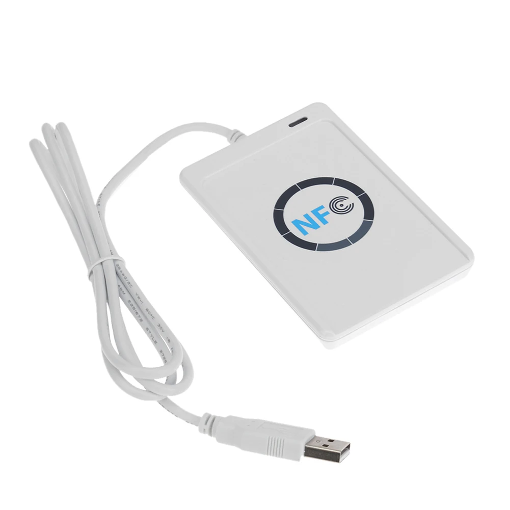 ACR122U Contactless Smart Reader Writer 13.56Mhz NFC Card Reader Writer for Access Control Electronic Ticketing