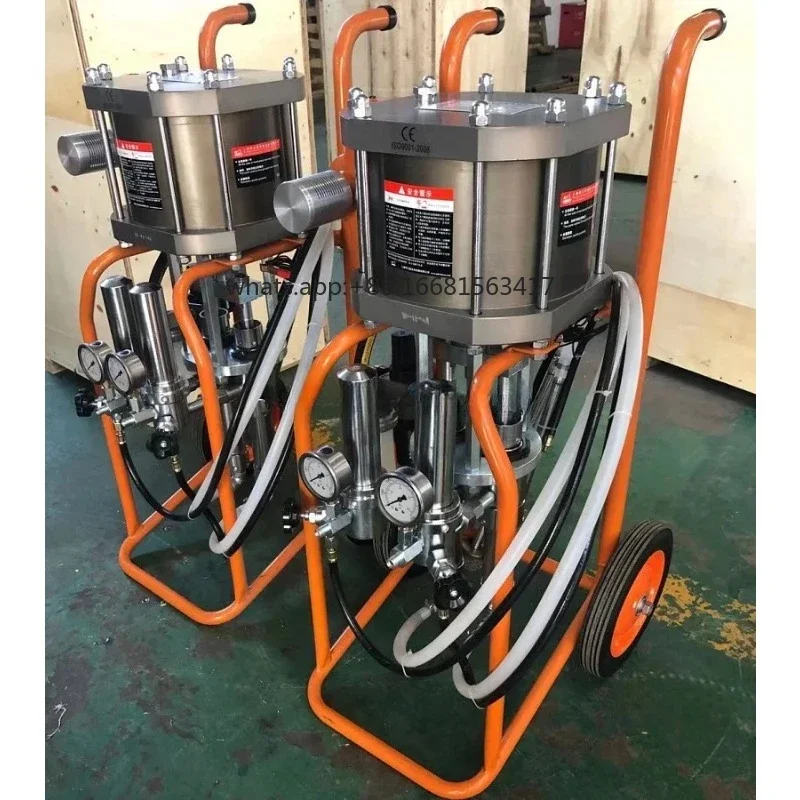 Two Component Insulation Foaming Polyurethane Pneumatic Low Noise High Pressure Airless Sprayer Machine Factory For Sale