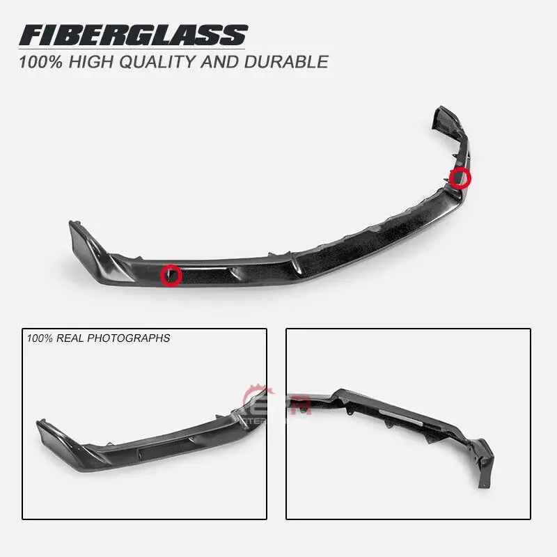 (Local in USA) For Honda FK8 CIVIC Ty-R FRP Unpainted EV Style Front Bumper Lip Spoiler Trim