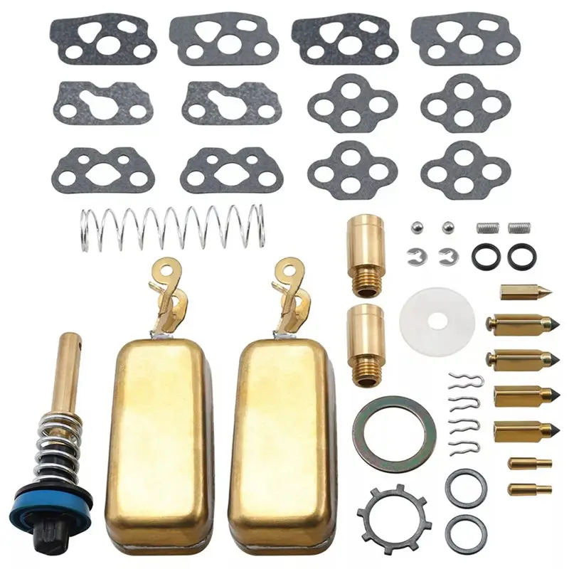 AA51 2X комплект для восстановления карбюратора, подходит для Edelbrock 1400, 1404, 1405, 1406, 1407, 1409 1411 1477 для Carter AFB, автомобильной и морской пехоты