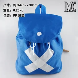 2024 Anime Backpack Cosplay One Piece Chopper Blue Backpack School Bag Anime Peripherals Children's Backpack Schoolbag Boys