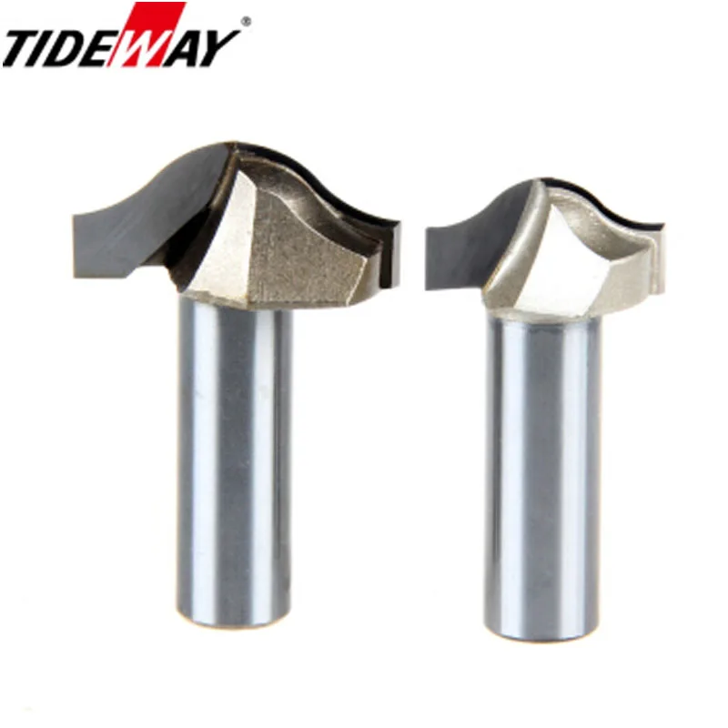 Tideway Professional Grade Woodworking Cutters CNC Tool Clearing Bit Round Bottom Line Type Trim Milling Cutter For Wood