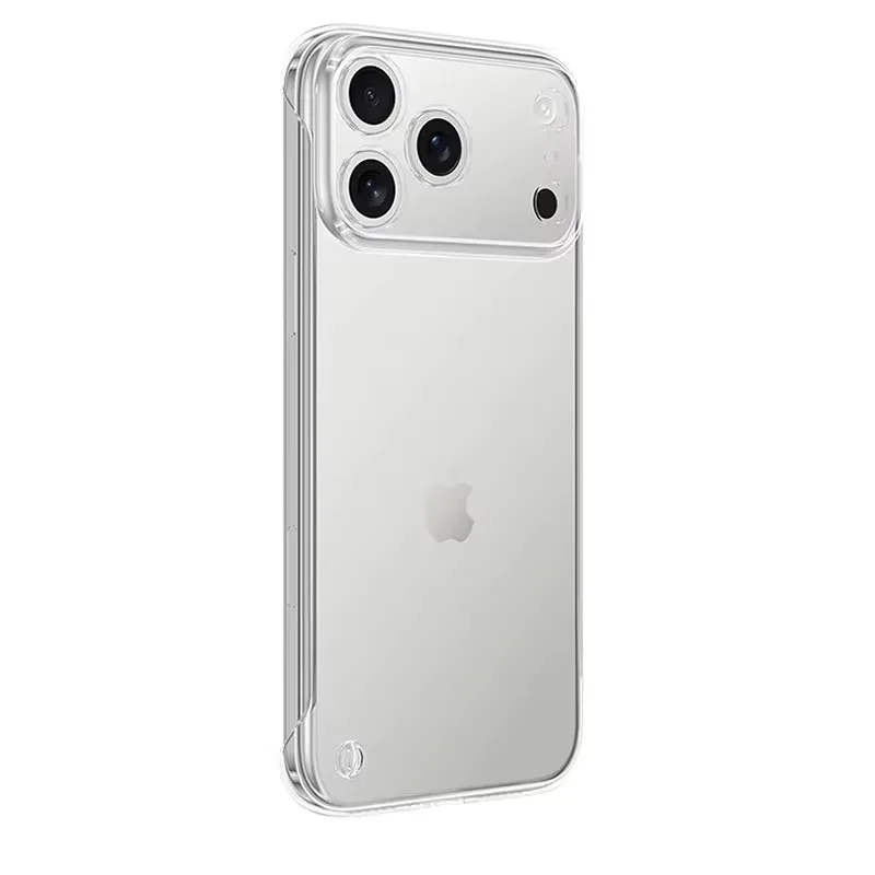 Frameless Slim Clear Transparent Plastic Hard PC Phone Case For iPhone 18 17 16 15 14 Plus 13 12 Mini 11 Pro Max 16e Air Cover