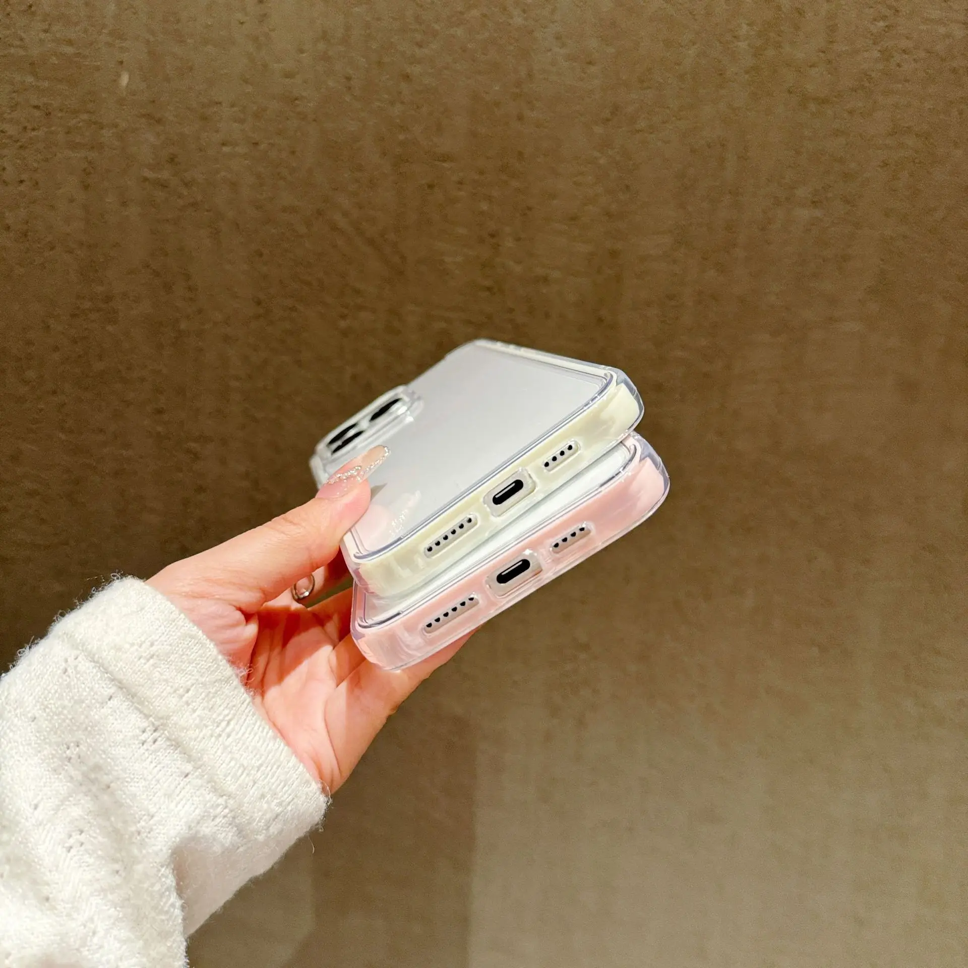 Hülle für iPhone 17 Pro Transparentes Acryl Anti-Drop Drei-in-Eins, für 15 Schutzhülle – Detail 14