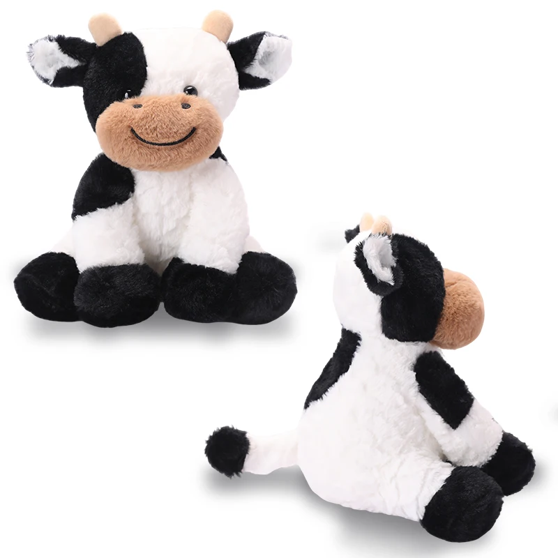

New 20CM-70CM Huggable Plush Cow Toy Cute Cattle Plush Stuffed Animals Cattle Soft Doll Kids Toys Birthday Gift for Children